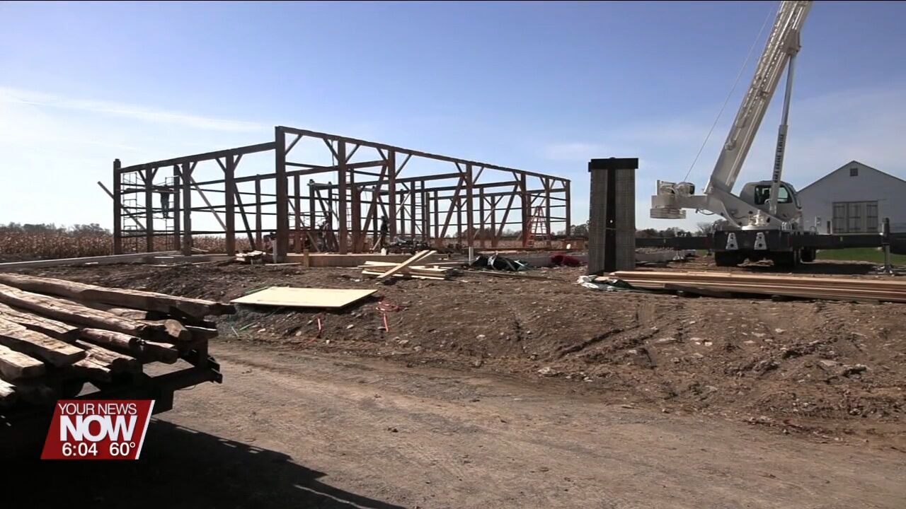 Historic barn being reassembled for Swiss Community Historical Society's new center